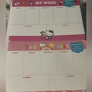 Hello Kitty Weekly Desk Planners Set of 2